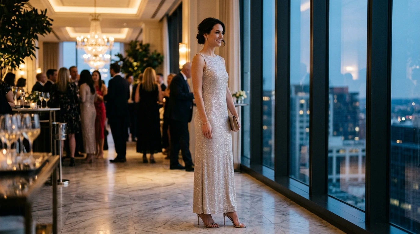 Glitter Maxi Dress: Styling, Fit, and Care Tips